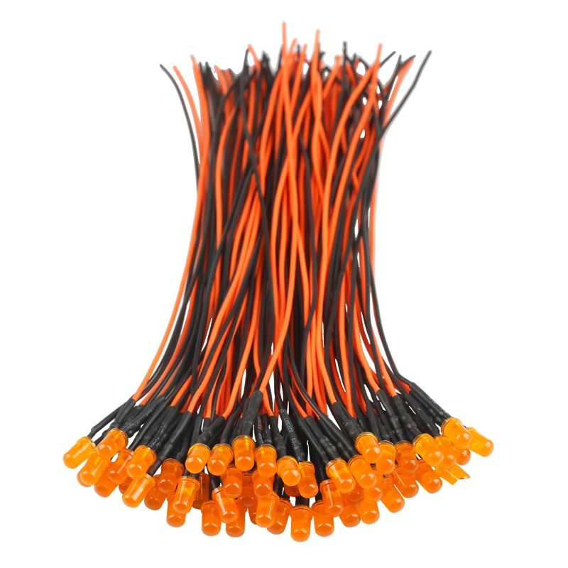 Luces LED Precableadas 5mm,  9V-12V