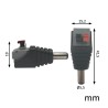 Conector jack DC rápido MACHO