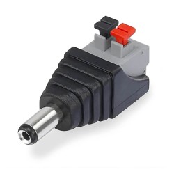 Conector jack DC rápido MACHO