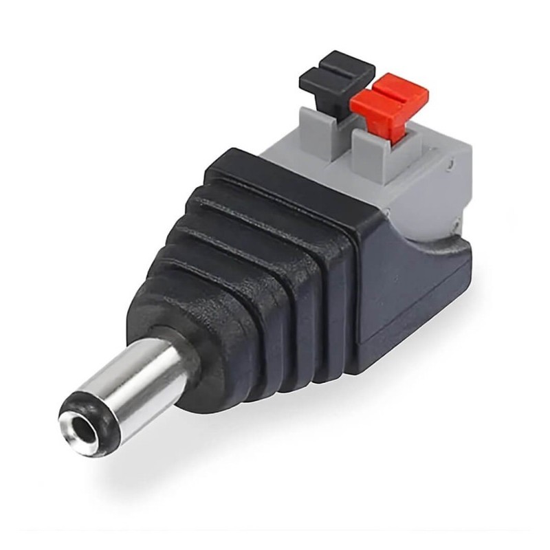 Conector jack DC rápido MACHO