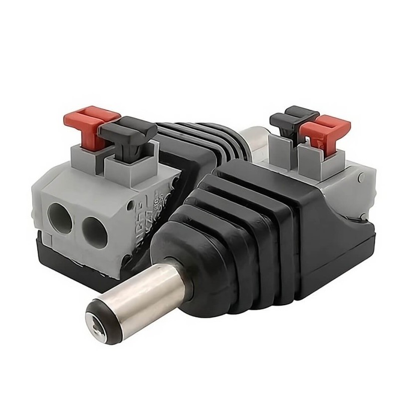 Conector jack DC rápido MACHO