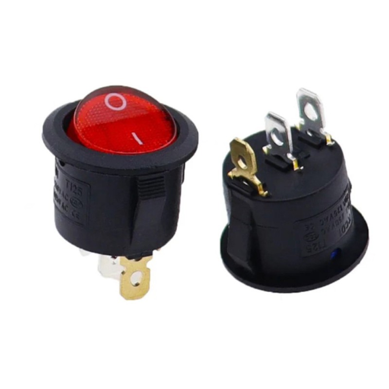 Interruptor luminoso 5V-12V/220V
