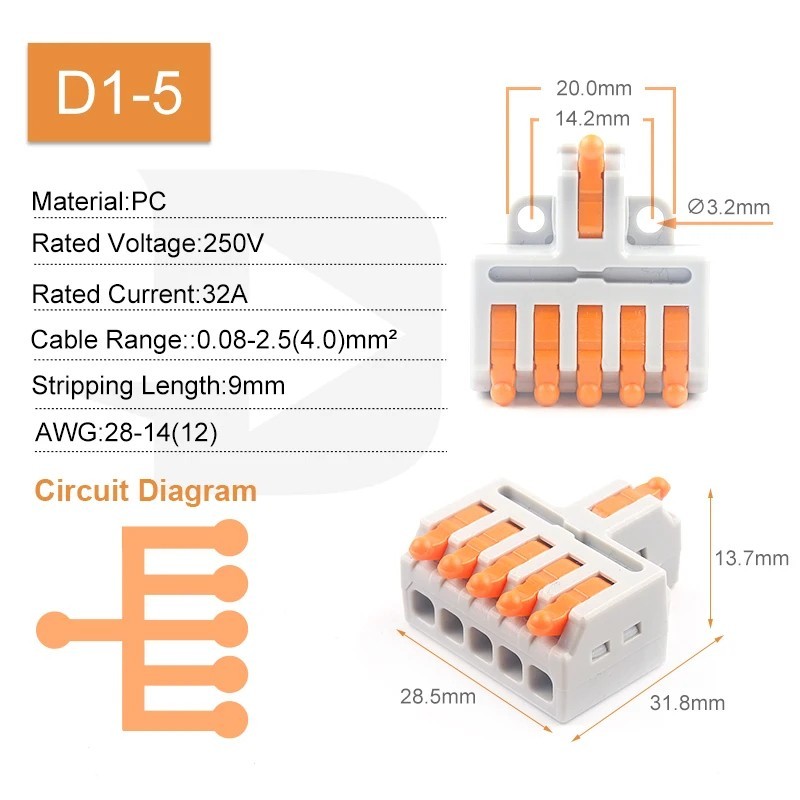 Conector Rápido D1-5O