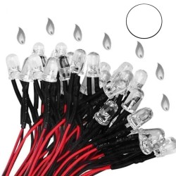 LED efecto llama 5mm 9V 12V (COLOR BLANCO)