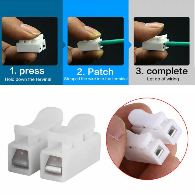 Clema sin tornillos