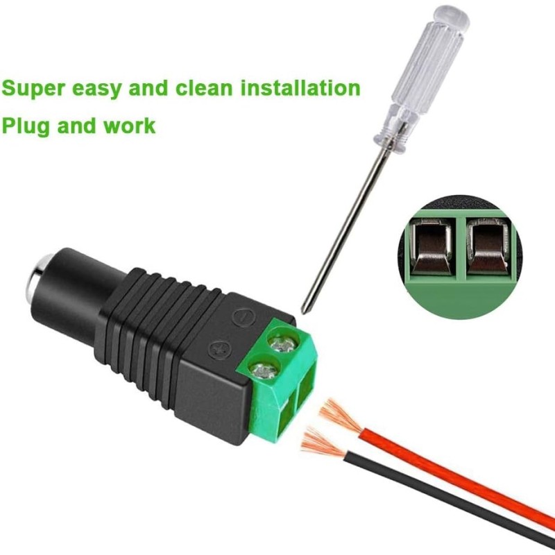 Conector Jack DC Fêmea