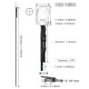 Diodo LED HAZ de luz 10mm, 9-12V, precableado