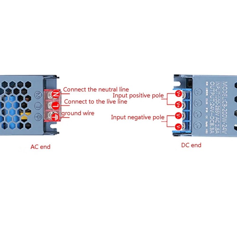 Fuente de alimentación AC110-250V, cc 12V