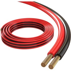 Cable por metros 2 x 0,50 mm2 – rojo y negro