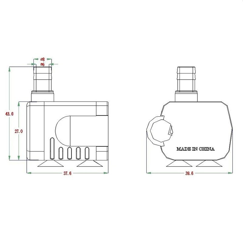 Bomba de agua 3W CA 220V