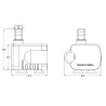 Bomba de agua 3W CA 220V