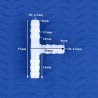Conector en T de PE
