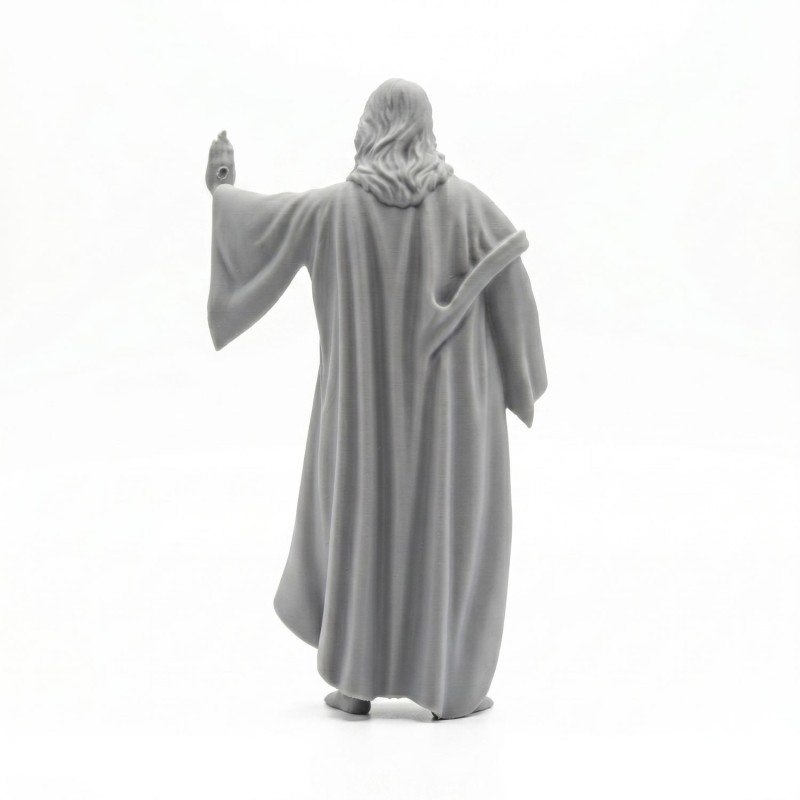 Cristo Resucitado – Gris o blanco (para pintar) 15 cm