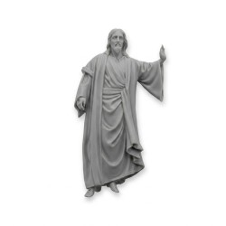 Cristo Resucitado – Gris o blanco (para pintar) 15 cm