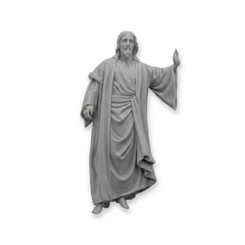 Cristo Resucitado – Gris o blanco (para pintar) 15 cm