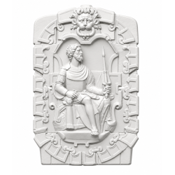 Escultura Rey Cristiano – Torre izquierda