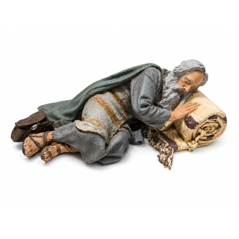 Pastor anciano durmiendo