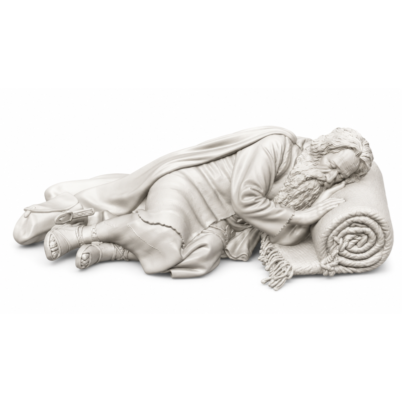Pastor anciano durmiendo