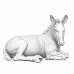 Mula Tumbada (para pintar)