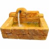 Fuente Rústica con agua artificial