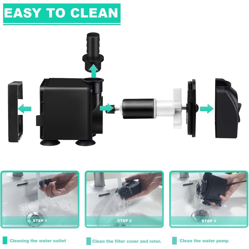 Bomba Submersível 2000L/H 38W 220V