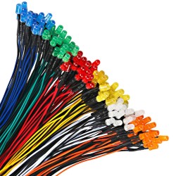 Luces LED Precableadas 5mm,  9V-12V
